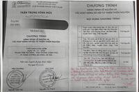 Thông báo khẩn về việc mạo danh tổ chức chương trình