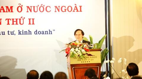 Toàn văn tham luận của đồng chí Tô Hoài Nam - Phó Chủ tịch kiêm Tổng Thư ký Hiệp hội DNNVV Việt Nam tại Chương trình gặp gỡ doanh nhân Việt Nam ở nước ngoài và doanh nhân trong nước lần thứ II