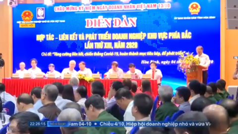 VINASME tổ chức Diễn đàn khu vực phía Bắc 2020, lần thứ XIII tại tỉnh Hòa Bình