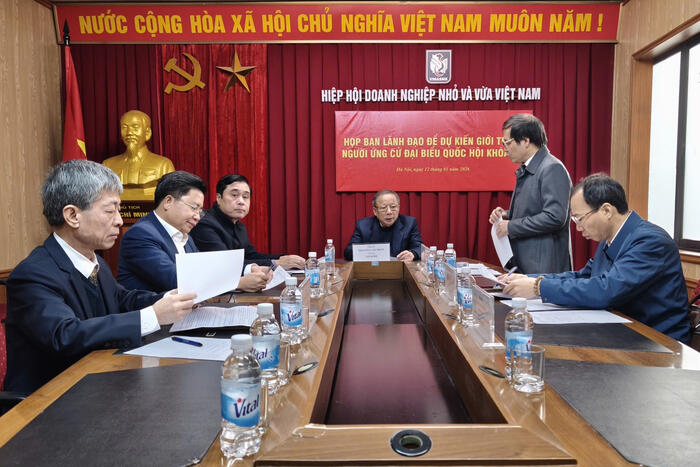 VINASME: Tổ chức họp Ban Lãnh đạo để dự kiến giới thiệu người ứng cử ĐBQH khóa XVI