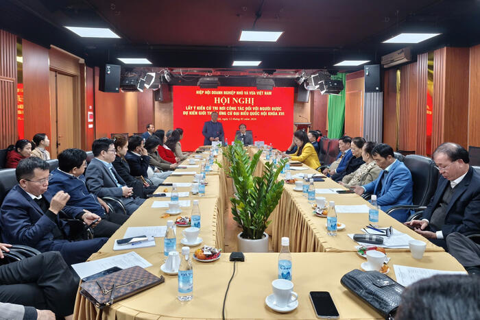 VINASME: Tổ chức Hội nghị lấy ý kiến cử tri nơi công tác đối với người được dự kiến giới thiệu ứng cử ĐBQH khóa XVI