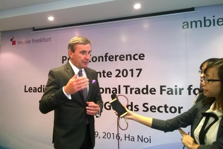 Tập đoàn Hội chợ Messe Frankfurt tổ chức hội chợ Ambiente Frankfurt  2017