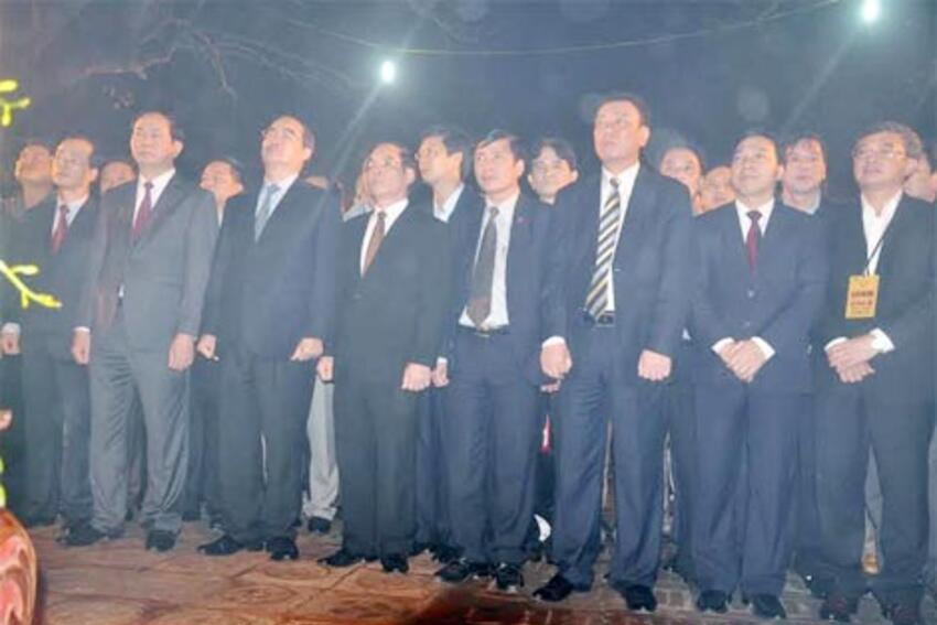 Lễ khai ấn Đền Trần Nam Định và phát lương Đền Trần Thương Hà Nam