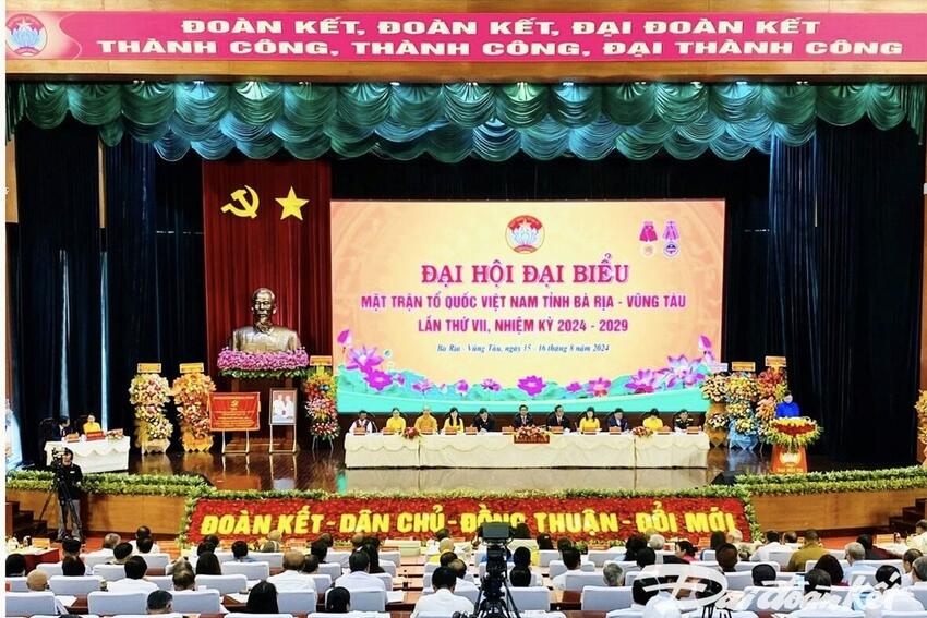 Đại Hội Đại biểu Mặt trận Tổ quốc Việt Nam tỉnh BR -VT thành công tốt đẹp, Chủ tịch Hiệp Hội trúng cử Ban Chấp hành Nhiệm kỳ 2024- 2029