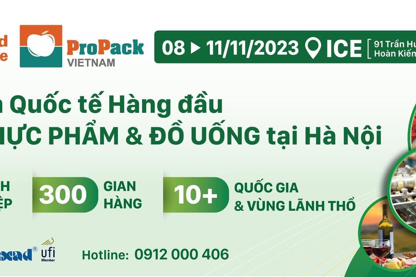 Triển làm Quốc tế hàng đầu ngành thực phẩm và đồ uống tại Hà Nội