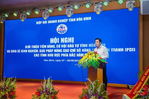 Hoa Binh Association of Small and Medium Enterprises organized the Conference to introduce potentials, investment opportunities of Hoa Binh province