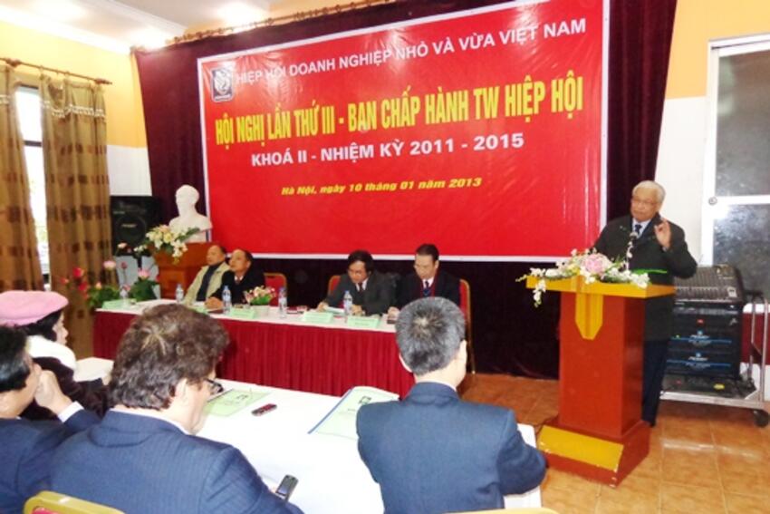 Vietnam Association of Small and Medium Enterprises (VINASME) hosted a 3rd conference, 2nd central executive committee of Association, tenure 2011- 2015.