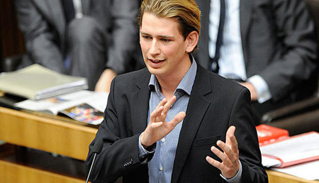 Bộ trưởng, trẻ tuổi, đẹp trai, Áo, Ngoại trưởng Áo, Sebastian Kurz Bộ trưởng, trẻ tuổi, đẹp trai, Áo, Ngoại trưởng Áo, Sebastian Kurz