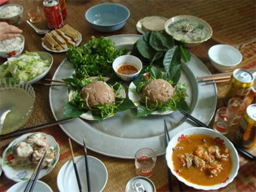 thịt-sống, Thái-Bình, đặc-sản, giun-sán, nem-chạo, giỗ, cỗ. Thái-Thụy, Vị-Thủy thịt-sống, Thái-Bình, đặc-sản, giun-sán, nem-chạo, giỗ, cỗ. Thái-Thụy, Vị-Thủy