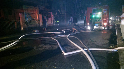 cháy, quán bar, Yên Phụ, Hà Nội