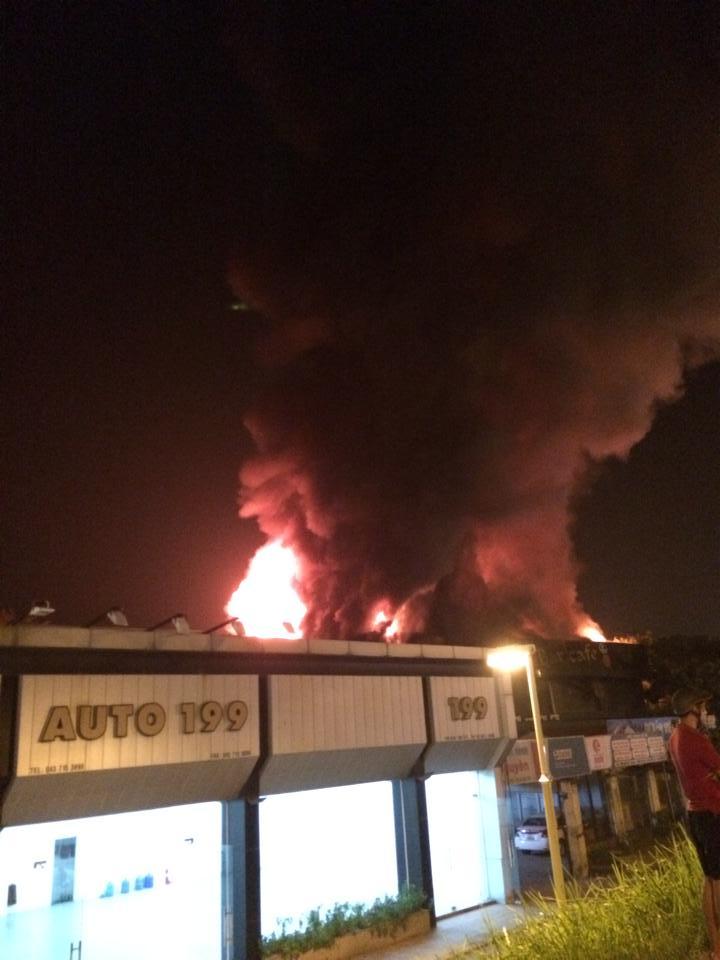 cháy, quán bar, Yên Phụ, Hà Nội