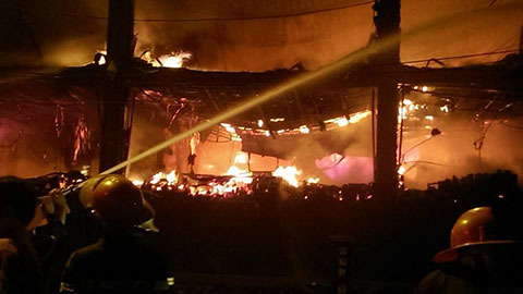 cháy, quán bar, Yên Phụ, Hà Nội