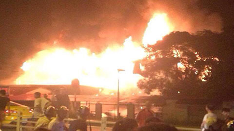 cháy, quán bar, Yên Phụ, Hà Nội cháy, quán bar, Yên Phụ, Hà Nội