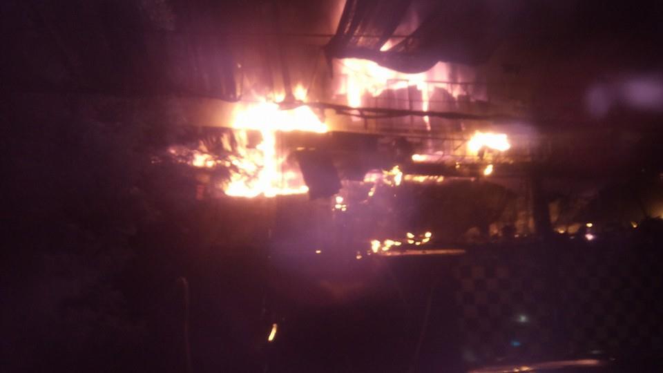 cháy, quán bar, Yên Phụ, Hà Nội