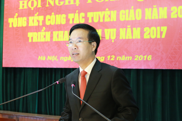 Ông Võ Văn Thưởng: Tỉnh táo ứng xử với thông tin trên mạng Ông Võ Văn Thưởng: Tỉnh táo ứng xử với thông tin trên mạng