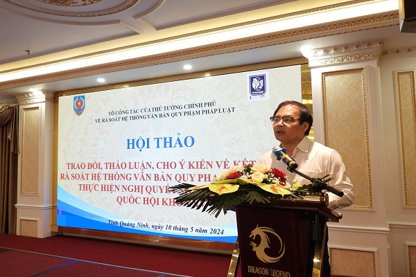 TS. Tô Hoài Nam, Phó Chủ tịch thường trực kiêm Tổng Thư ký Hiệp hội Doanh nghiệp nhỏ và vừa Việt Nam, phát biểu tại hội thảo. TS. Tô Hoài Nam, Phó Chủ tịch thường trực kiêm Tổng Thư ký Hiệp hội Doanh nghiệp nhỏ và vừa Việt Nam, phát biểu tại hội thảo.