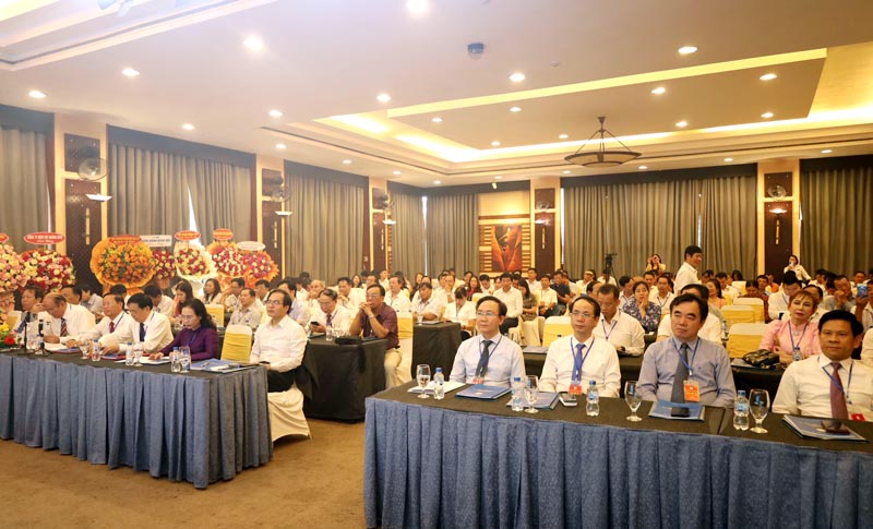 Các đại biểu tham dự tại Đại hội Hội DN tỉnh Quảng Bình khóa IV, nhiệm kỳ 2024 - 2029. 