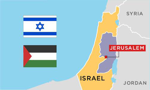 Nửa thế kỷ tranh chấp ở Jerusalem. Bấm vào ảnh để xem chi tiết.