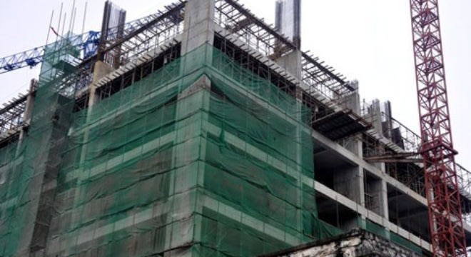 Dự án Sky Garden hiện vẫn dừng thi công, không biết đến bao giờ mới tiếp tục.