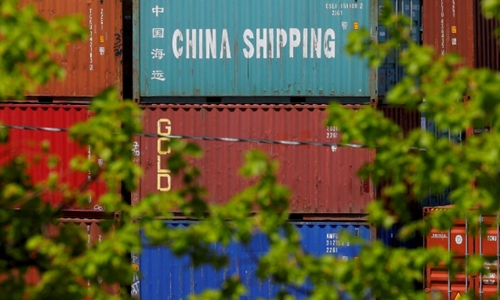 Các container đặt tại một cảng ở Boston, Massachusetts (Mỹ). Ảnh: Reuters